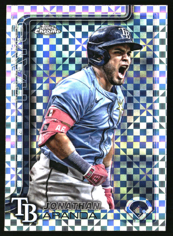 Jonathan Aranda #USC68 2025 Topps Chrome Update X-Fractors