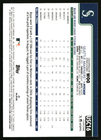 Bryan Woo #USC16 2025 Topps Chrome Update X-Fractors