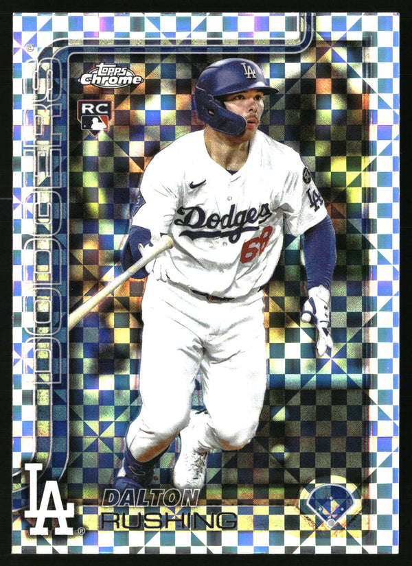 Dalton Rushing #USC129 2025 Topps Chrome Update X-Fractors