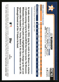 AJ Blubaugh #USC163 2025 Topps Chrome Update X-Fractors