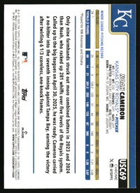 Noah Cameron #USC69 2025 Topps Chrome Update X-Fractors