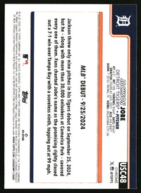 Jackson Jobe #USC48 2025 Topps Chrome Update X-Fractors
