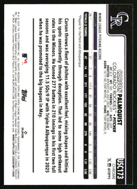 Carson Palmquist #USC173 2025 Topps Chrome Update X-Fractors