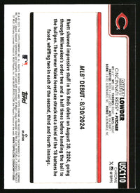 Rhett Lowder #USC110 2025 Topps Chrome Update X-Fractors