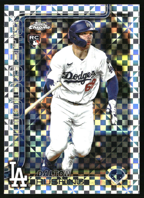 Dalton Rushing #USC129 2025 Topps Chrome Update X-Fractors