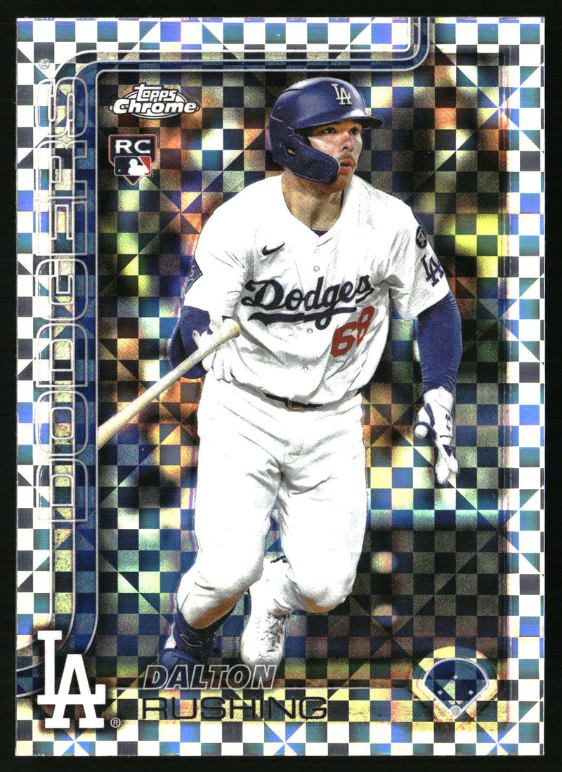 Dalton Rushing #USC129 2025 Topps Chrome Update X-Fractors