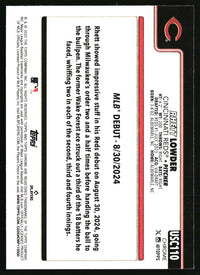 Rhett Lowder #USC110 2025 Topps Chrome Update X-Fractors