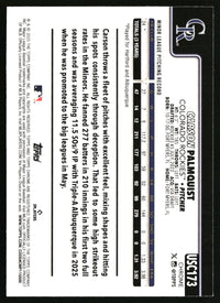 Carson Palmquist #USC173 2025 Topps Chrome Update X-Fractors