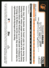 Yaramil Hiraldo #USC78 2025 Topps Chrome Update X-Fractors