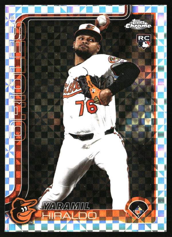 Yaramil Hiraldo #USC78 2025 Topps Chrome Update X-Fractors