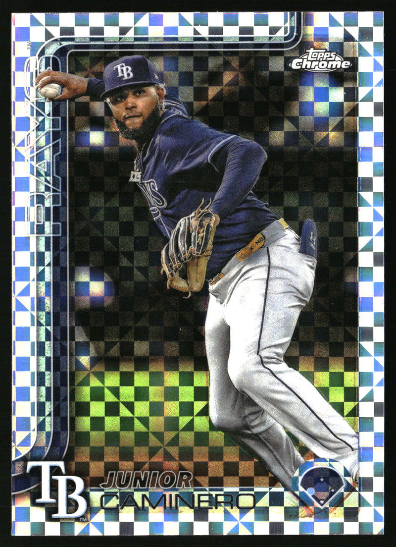 Junior Caminero #USC109 2025 Topps Chrome Update X-Fractors