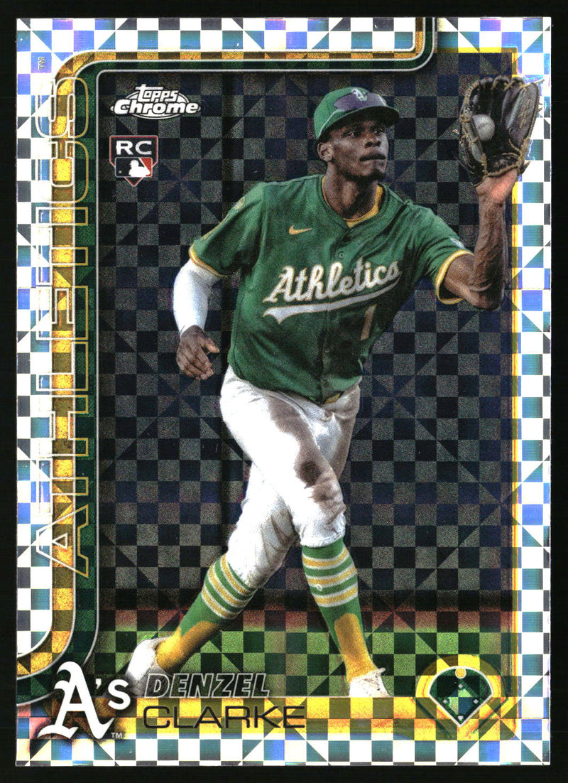 Denzel Clarke #USC15 2025 Topps Chrome Update X-Fractors