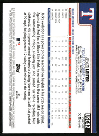 Jack Leiter #USC42 2025 Topps Chrome Update X-Fractors