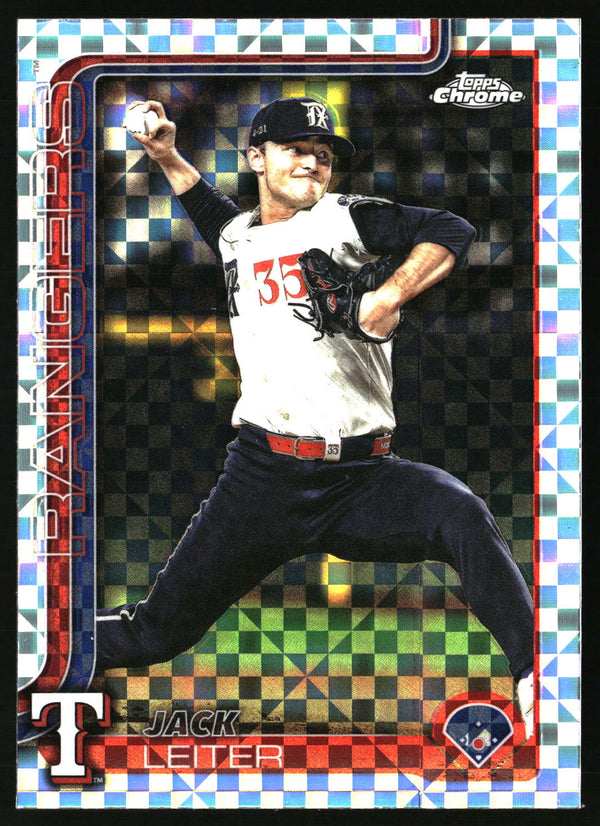 Jack Leiter #USC42 2025 Topps Chrome Update X-Fractors