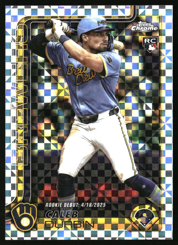 Caleb Durbin #USC112 2025 Topps Chrome Update X-Fractors