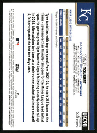 Tyler Tolbert #USC98 2025 Topps Chrome Update X-Fractors