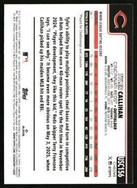 Tyler Callihan #USC156 2025 Topps Chrome Update X-Fractors