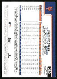 Brandon Nimmo #280 2025 Topps Chrome X-Fractors