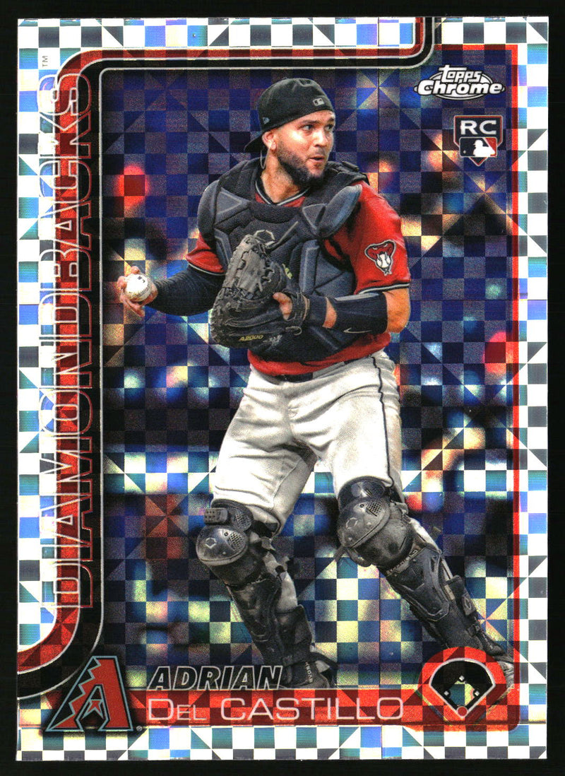 Adrian Del Castillo #240 2025 Topps Chrome X-Fractors