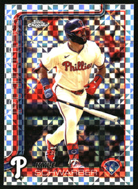 Kyle Schwarber #31 2025 Topps Chrome X-Fractors