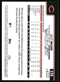 Matt McLain #278 2025 Topps Chrome X-Fractors