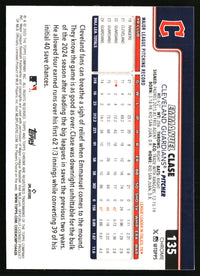Emmanuel Clase #135 2025 Topps Chrome X-Fractors