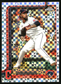 Emmanuel Clase #135 2025 Topps Chrome X-Fractors