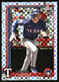 Dustin Harris #131 2025 Topps Chrome X-Fractors