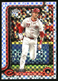 Tyler Stephenson #112 2025 Topps Chrome X-Fractors