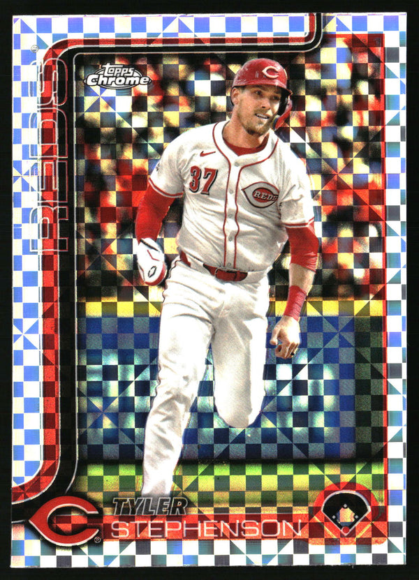 Tyler Stephenson #112 2025 Topps Chrome X-Fractors
