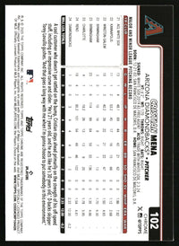 Cristian Mena #102 2025 Topps Chrome X-Fractors