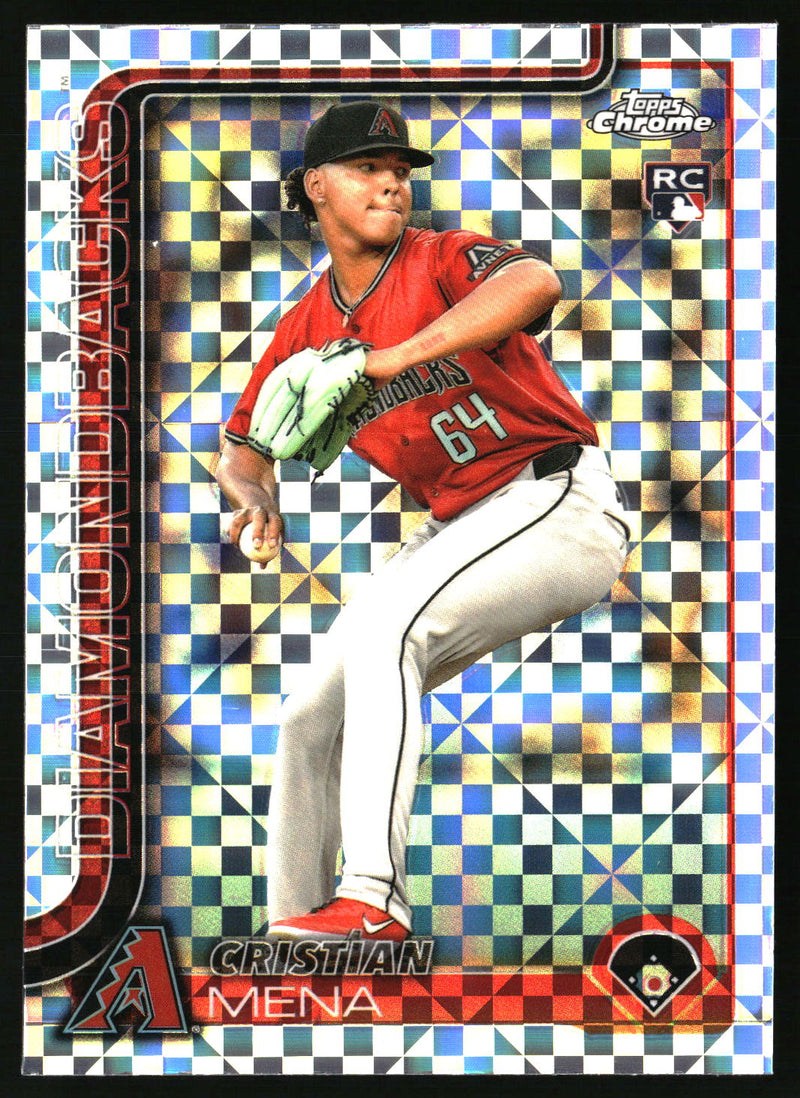 Cristian Mena #102 2025 Topps Chrome X-Fractors