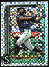 Randy Arozarena #164 2025 Topps Chrome X-Fractors