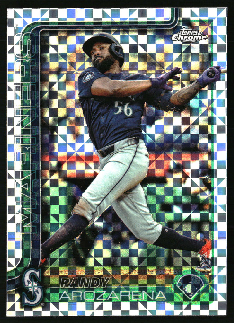 Randy Arozarena #164 2025 Topps Chrome X-Fractors