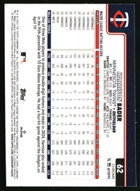 Harrison Bader #62 2025 Topps Chrome X-Fractors