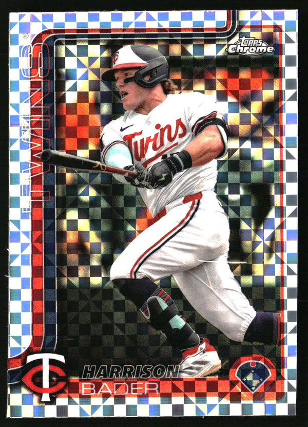Harrison Bader #62 2025 Topps Chrome X-Fractors