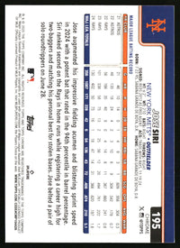 Jose Siri #195 2025 Topps Chrome X-Fractors