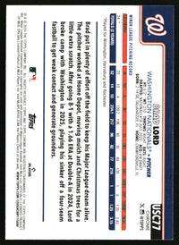 Brad Lord #USC77 2025 Topps Chrome Update X-Fractors