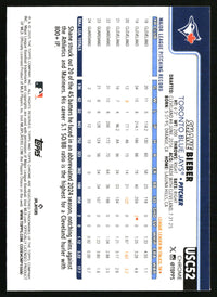 Shane Bieber #USC52 2025 Topps Chrome Update X-Fractors