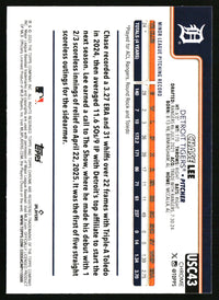 Chase Lee #USC43 2025 Topps Chrome Update X-Fractors
