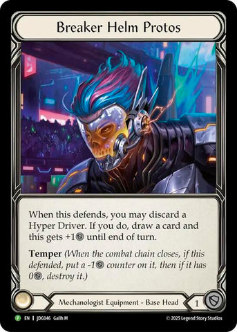 Breaker Helm Protos [JDG046] (Promo)  Cold Foil