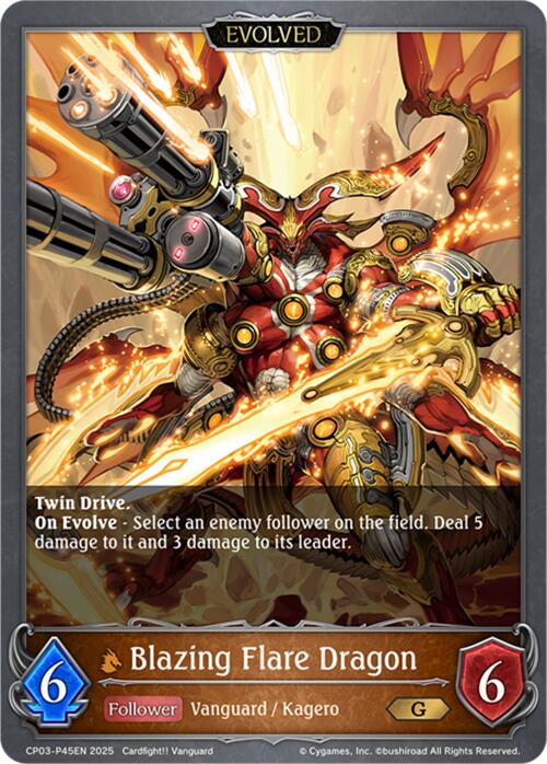 Blazing Flare Dragon - P45EN (Foil) (CP03-P45EN) [Cardfight!! Vanguard]