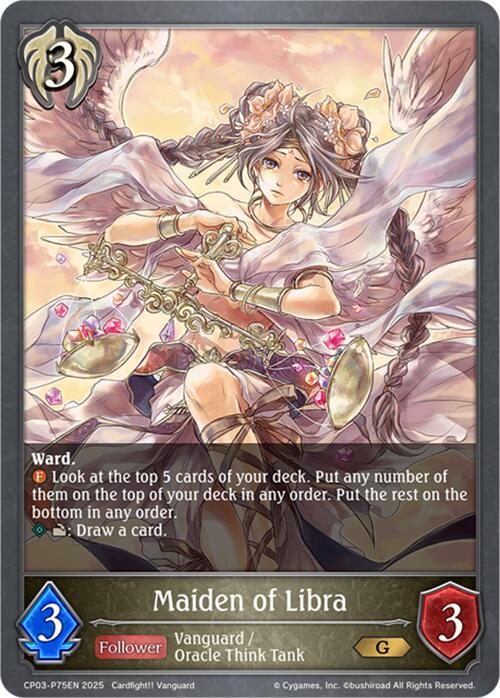 Maiden of Libra - P75EN (Foil) (CP03-P75EN) [Cardfight!! Vanguard]