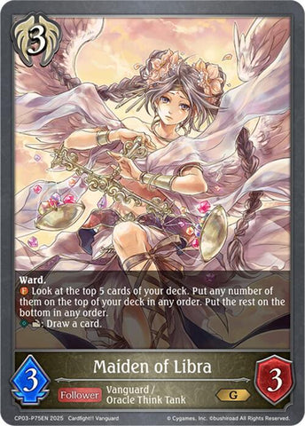 Maiden of Libra - P75EN (Foil) (CP03-P75EN) [Cardfight!! Vanguard]