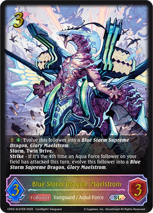 Blue Storm Dragon, Maelstrom (CP03-SL01EN) [Cardfight!! Vanguard]