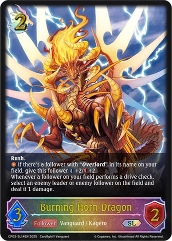 Burning Horn Dragon (CP03-SL14EN) [Cardfight!! Vanguard]