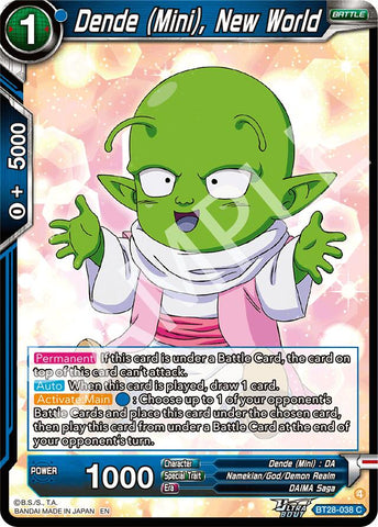 Dende (Mini), New World (BT28-038) [Prismatic Clash]