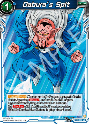 Dabura's Spit (BT28-053) [Prismatic Clash]