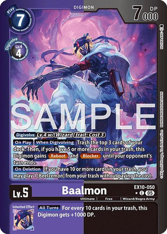 Baalmon [EX10-050] (Limited Foil) [Sinister Order]