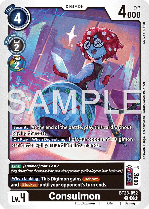 Consulmon [BT23-052] [Hackers' Slumber]